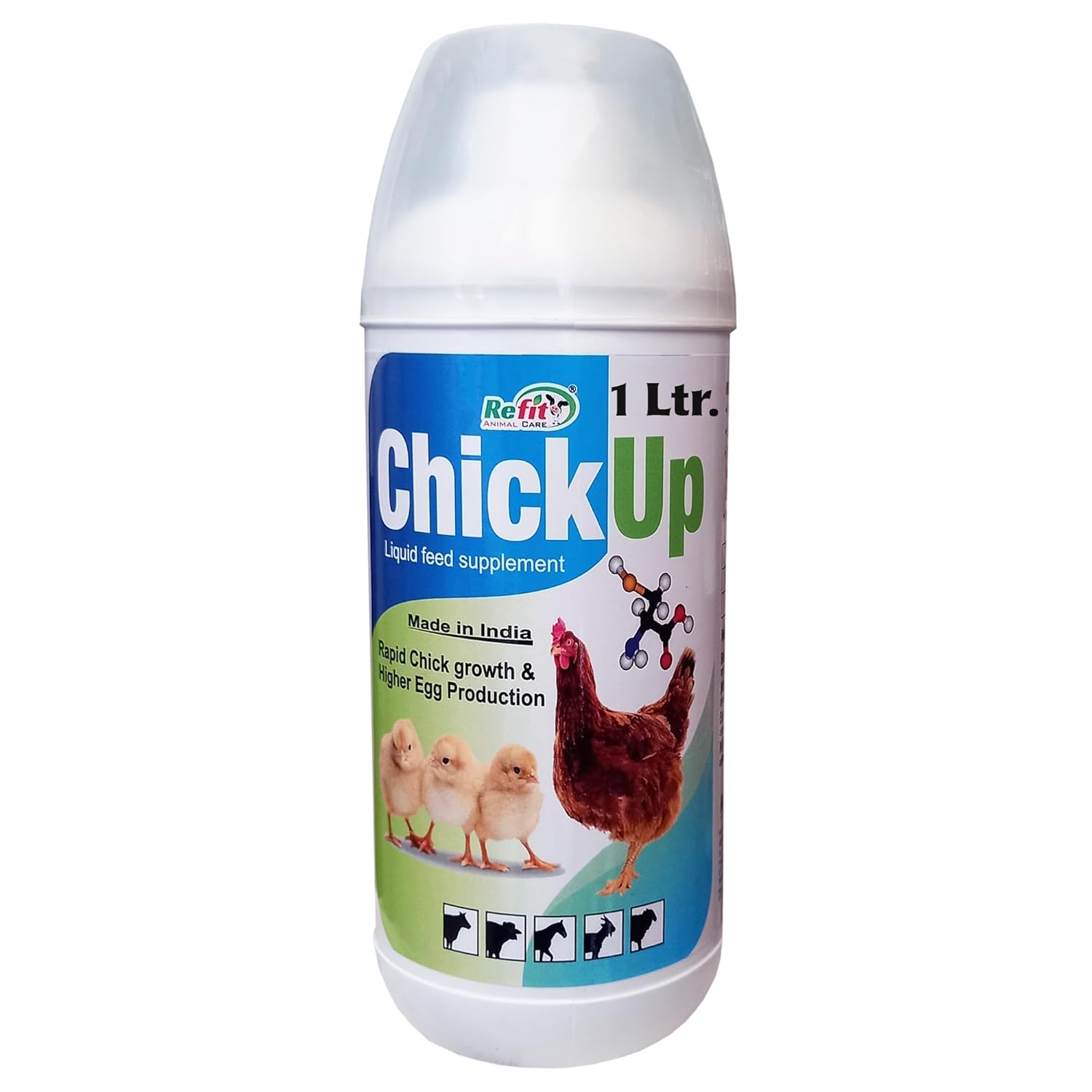 REFIT ANIMAL CARE Chicken Feed | Chicks Feed Chick Food Fast Growth Supplement