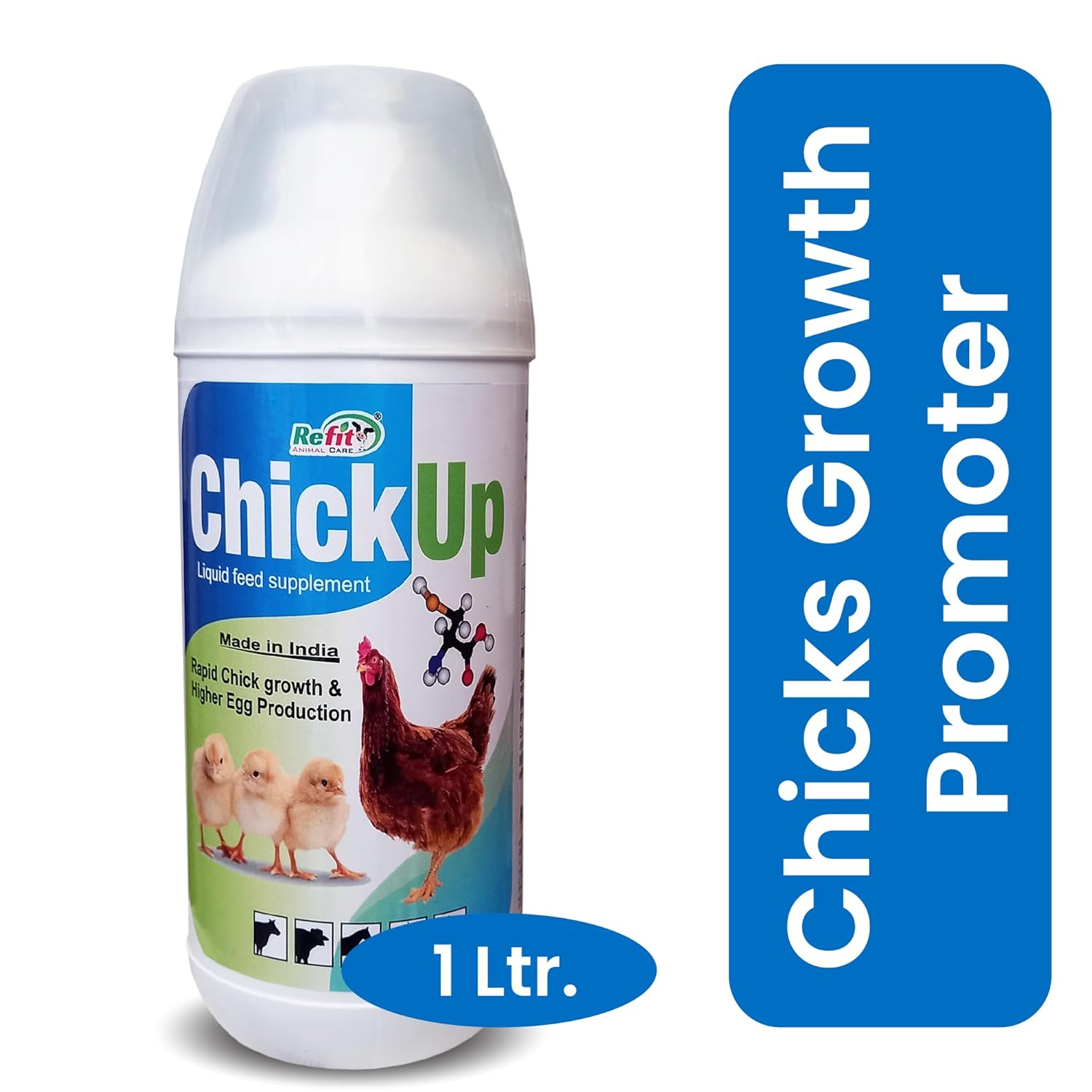 REFIT ANIMAL CARE Chicken Feed | Chicks Feed Chick Food Fast Growth Supplement